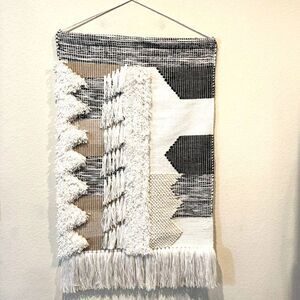Ashley Furniture Taylen Black/Natural Modern Geometric Wall Hanging Decor